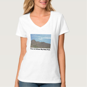 Volg het eigen pad Arizona Photo Desert Afstuderen T-shirt