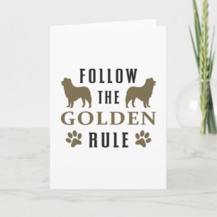 Volg het Golden Rule Retriever Hondenliefhebber Fu Kaart