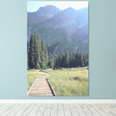 Volg het pad canvas (Insitu (Houten vloer))