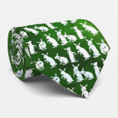 Volg het Witte Rabbit stropdas (Opgerold)