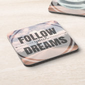 Volg je dromen drankjes onderzetter (Linkerzijde)