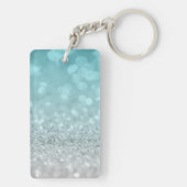 Volg je dromen, Glittery, Bokeh, Elephant Sleutelhanger (achterkant)