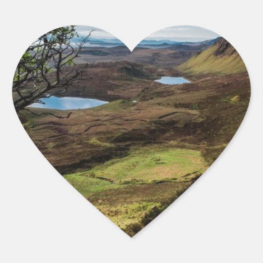 Volg je dromen! hart sticker (Voorkant)