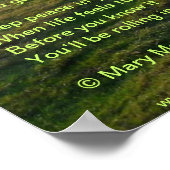 Volg je dromen inspirerend poster (Hoek)