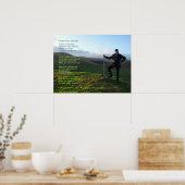 Volg je dromen inspirerend poster (Keuken)