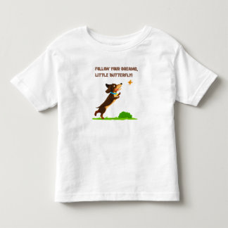 Volg je dromen, kleine vlinder kinder shirts