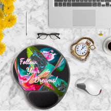 Volg je dromen! Motivatie Vloeibaar Abstract