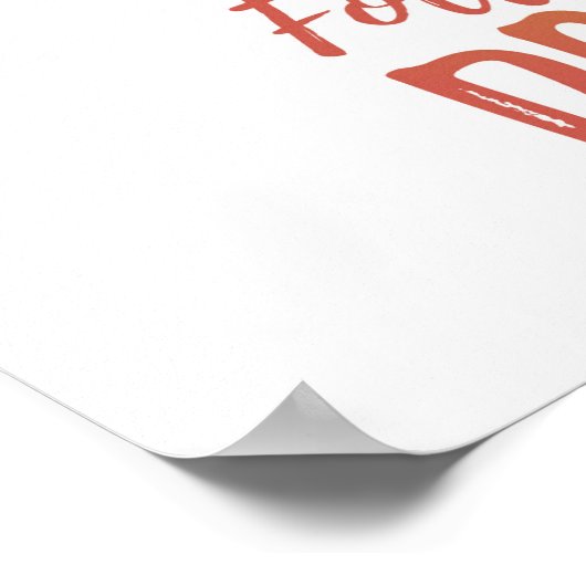 Volg je dromen - Oranje en witte orn Poster (Hoek)