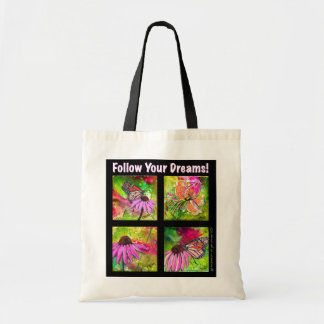Volg je dromen tote bag