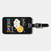 Volg je dromen | Wolk & Moon Bagagelabel (Voorkant horizontaal)