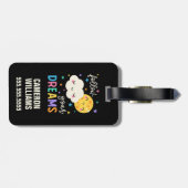 Volg je dromen | Wolk & Moon Bagagelabel (Achterkant horizontaal)