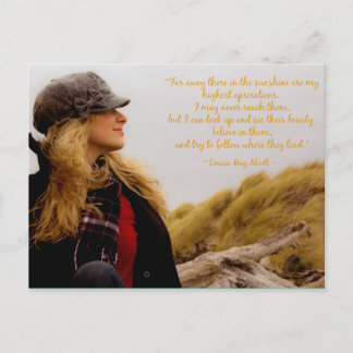 Volg je droomBriefkaart Briefkaart