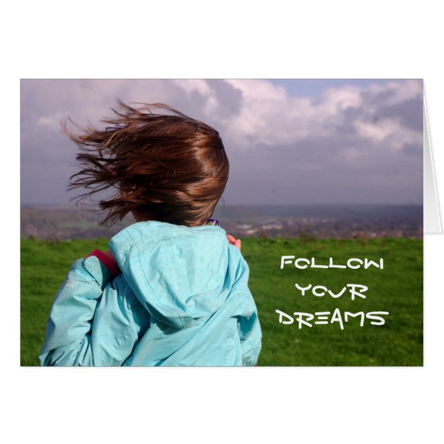 Volg je droomkaart (Voorkant Horizontaal)