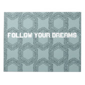 Volg je droomnotitieblok notitieblok (Voorkant)