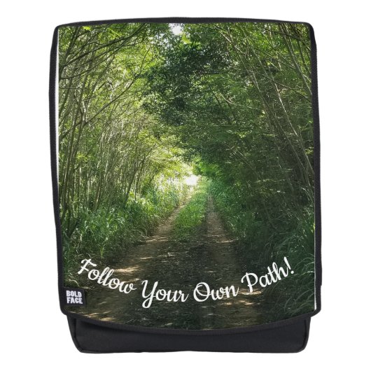 Volg je eigen pad rugtassen (Voorkant)