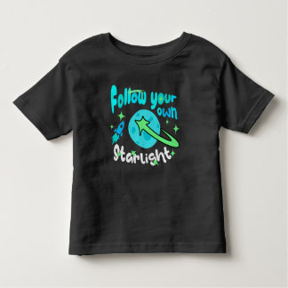 Volg je eigen sterrenlicht kinder shirts