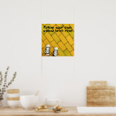 Volg je eigen Yellow Brick Road Poster (Keuken)