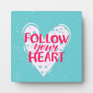 Volg je hart 2 fotoplaat