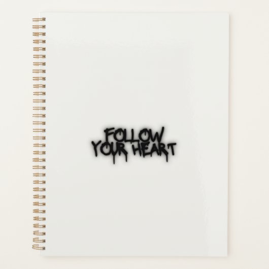 Volg je hart dagelijkse planner (Voorkant)