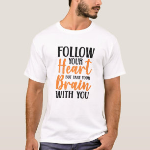 Volg je hart Lefse Valentijn-dag T-shirt