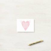 Volg je hart post-it® notes (Op bureau)
