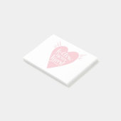 Volg je hart post-it® notes (Schuin)
