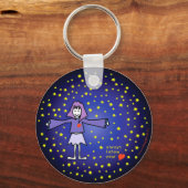 Volg je hart-sleutelketen sleutelhanger (Voorkant)