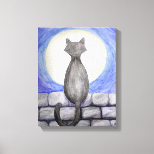 Volg je intuïtie verpakt canvas afdruk