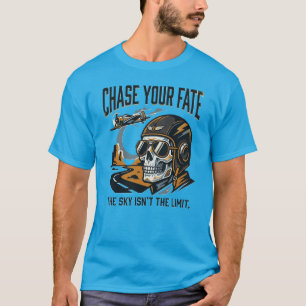 Volg Je Lot Pilot Luchtvaart Motivatie Erfenis T-shirt