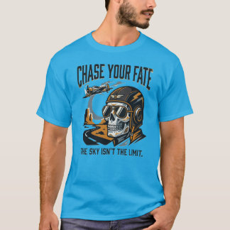 Volg Je Lot Pilot Luchtvaart Motivatie Erfenis T-shirt