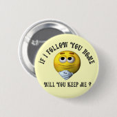 Volg je ronde button 5,7 cm (Voorkant /achterkant)