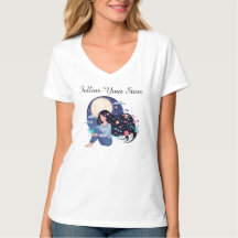 Volg Je Sterren Hemelse Vrouw Kunstprint | Maan