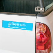 volg me @ bumpersticker (Op Truck)