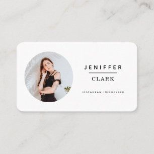 volg me Instagram minimalistische sociale media Visitekaartje