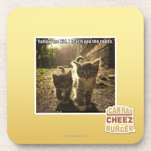 Volg me Kind Onderzetter (Voorkant)