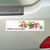 Volg me naar de Hoop Jam Bumpersticker (Op auto)