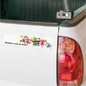 Volg me naar de Hoop Jam Bumpersticker (Op Truck)