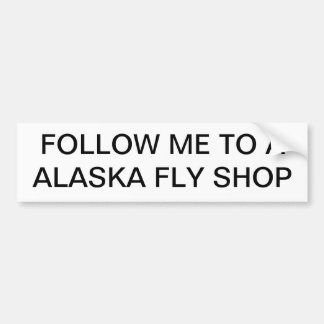 Volg me naar een Bumpersticker van de Alaska Fly S