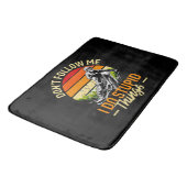 Volg me niet, ik doe stomme dingen badmat (Gekanteld)