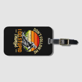 Volg me niet, ik doe stomme dingen bagagelabel (Voorkant (horizontaal))