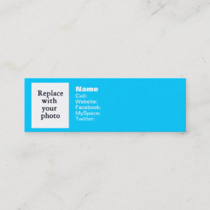 Volg me! Twitter 2 Mini Visitekaartje