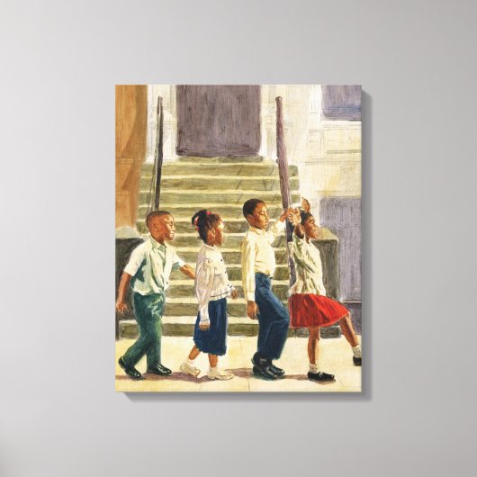 Volg mij 1995 canvas afdruk (Voorkant)
