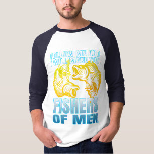 volg mij en ik zal jullie vissers van mensen maken t-shirt