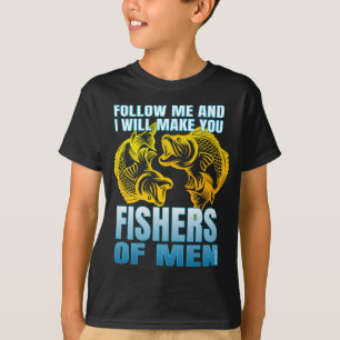 volg mij en ik zal jullie vissers van mensen maken t-shirt