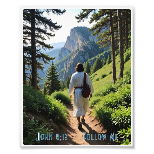 Volg mij foto afdruk (Voorkant)