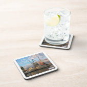 "Volg mij" Inspirerend Cork Onderzetter (Rechterzijde)