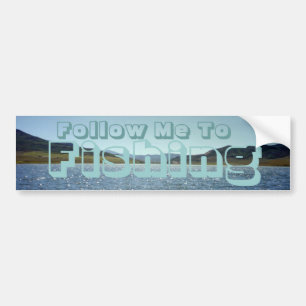 Volg mij om Bumpersticker te Gevist