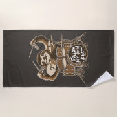 Volg mijn eigen ritme strandlaken (Voorkant)