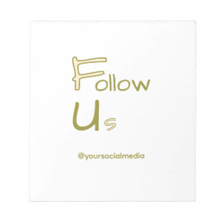 volg ons facebook gebruikersnaam social media QR t Notitieblok
