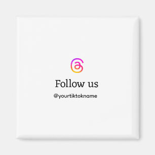 volg ons thread gebruikersnaam social media voeg Q Magneet